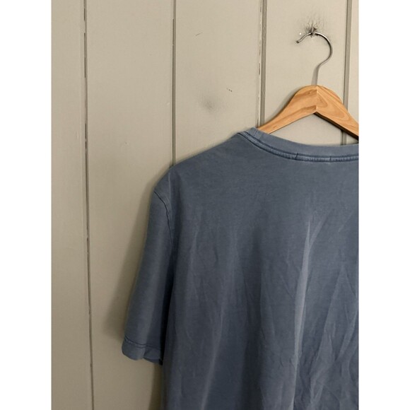 Marine Layer Men’s Signature Crew Graphic Tee XL Blue Short Sleeves - Picture 7 of 7